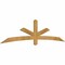 Ekena Millwork Alberta Rough Sawn Timber Gable Bracket, Western Red Cedar, 96"W x 24"H x 2"D x 4"F, 6/12 Pitch GBW096X24X0204ALB00RWR - alternate 3